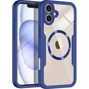 Techsuit Калъф за iPhone 17 - ColorVerse 360 MagSafe Series + Скрийн протектор - син