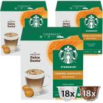 Starbucks nescafe dolce gusto caramel macchiato, 3х12 капсули