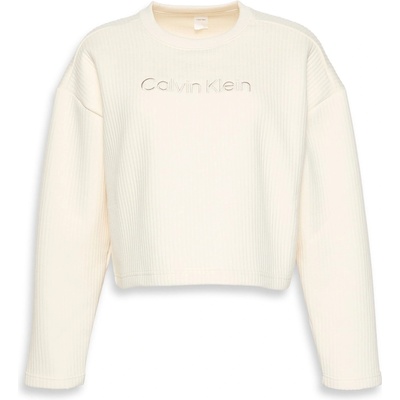 Calvin Klein Calvin LS Qultd Swt Ld54 - Ivory