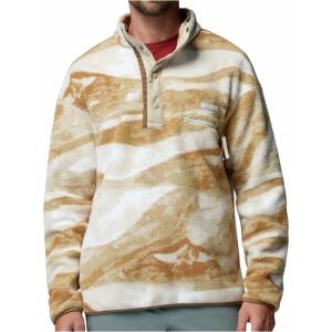Columbia Мъжки поларен пуловер Columbia Helvetia II Printed Half Snap Fleece Fleece jumper - Sea Salt / Summits - размер XXL (005-6144-2316)
