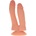 Passion labs Двучленна лепяща се отливка "DOUBLE DUSTER FLESH" 17 x 16 см