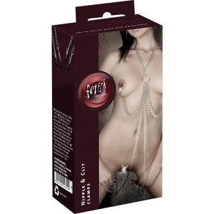 Fetish Collection Harness with Clamps 0527513
