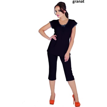 Image 1 of De Lafense Дамска пижама в тъмнoсин цвят VISA 884EH-12566-GRANAT - Тъмносин, размер M