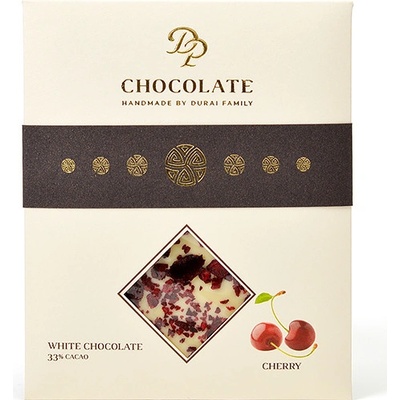 DP chocolate čokoláda Basic biela s višňami 70 g
