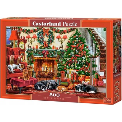 Castorland Útulný krb 500 dílků