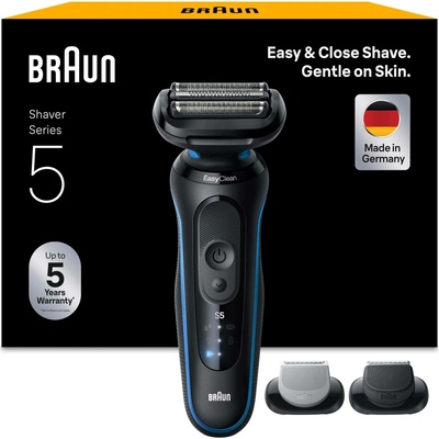 Braun Series 5 52-B1650s černý modrý