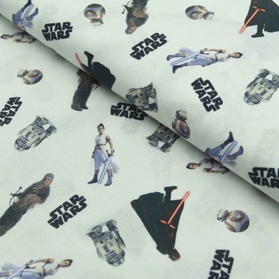 Bavlna digital - STAR WARS s licencí