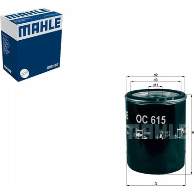 MAHLE OLEJOVÝ FILTER FORD MAZDA MAHLE