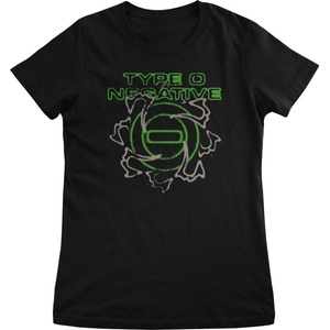 Type O Negative O Logo Black L Дамски Риза (WMX-5-TON010-BK-L)