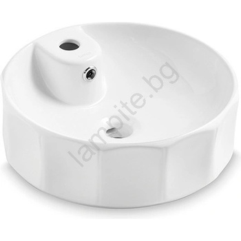 Bathco 4158 - Мивка за плот CIRCUS Ø 42 см порцелан/бяла (BO0042)