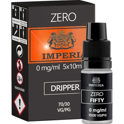 Imperia Zero Dripper beznikotinová báze 70VG/30PG 5 x 10 ml 0 mg