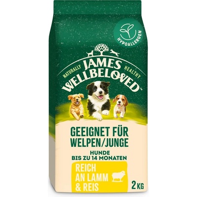 James Wellbeloved Junior jehněčí & rýže 2 kg