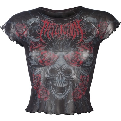 AFFLICTION BLOODLETTER tričko hardcore Čierna