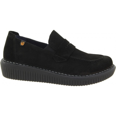 Jungla dámské kožené mokasíny 7951-NEGRO-245 černé