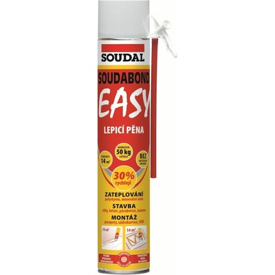 Montážna PUR-pena lepiaca Soudal SoudaBond 750ml pištoľová 1104275