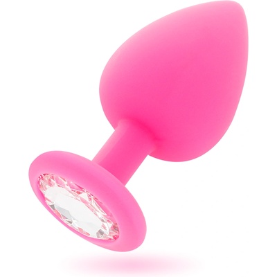 Intense Силиконов анален разширител розов intense shelki размер l