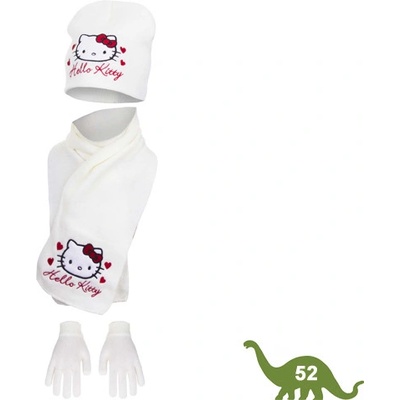 Biela detská štýlová súprava Hello Kitty