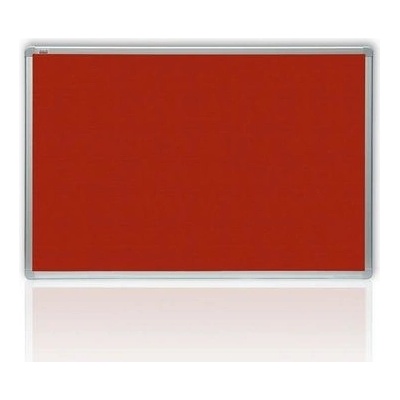 2x3 Filcová tabuľa v hliníkovom ráme 120 x 180 cm červená