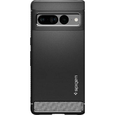 Spigen Калъф Spigen - Rugged Armor, Pixel 7 Pro, черен (8809811862683)