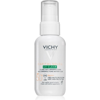 Vichy Capital Soleil UV-Clear грижа против бръчки за мазна кожа склонна към акне SPF 50+ 40ml