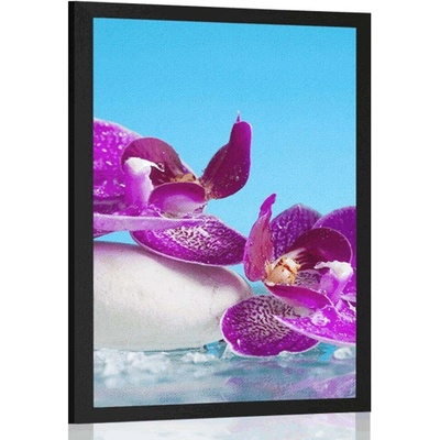 Plakát wellness zátiší - 20x30 silver