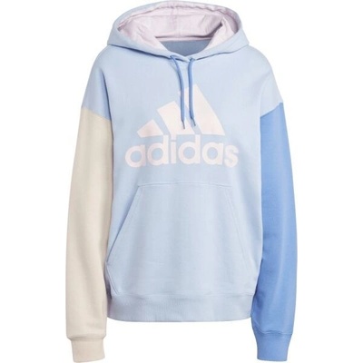 adidas Essentials Big Logo Oversized French Terry Hoodie IC9870 modrá