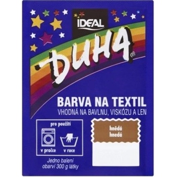 Ideal Duha hnědá barva na textil na bavlnu viskozu a len na 300 g látky 15 g