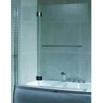 Inter Ceramic Подвижен параван за вана ics 112 df l, 126х140см, 5мм (112 df l)