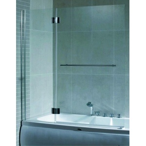 Inter Ceramic Подвижен параван за вана ics 112 df l, 126х140см, 5мм (112 df l)