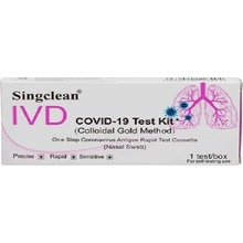 Hangzhou Singclean COVID-19 Test Kit Colloidal Gold Method Nasal Swab 1 ks