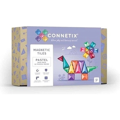 Connetix guličková dráha Mini pastel 32ks