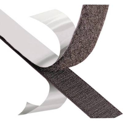 3M SJ 3526N pásek se suchým zipem, lepicí, háčková část, (d x š) 1000 mm x 25 mm, černá, metrové zboží