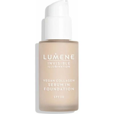 Lumene Invisible Illumination Vegan Collagen Serum in Foundation ľahký make-up s vyživujúcim účinkom SPF30 0.5 30 ml