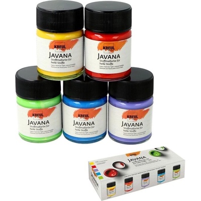 Javana farby na svetlý textil xxl 5 ks 50 ml