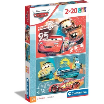 Clementoni 2x20ч. Пъзел Cars