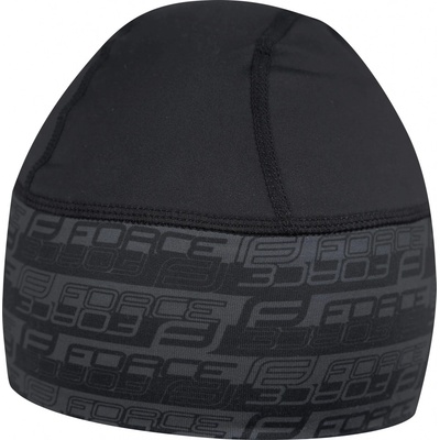 Force čepice pod přilbu zateplená lycra čierna 2018