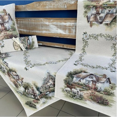 Mondo Italia Gobelínový obrus Eden 1343 NA Viacfarebná 93x93 cm