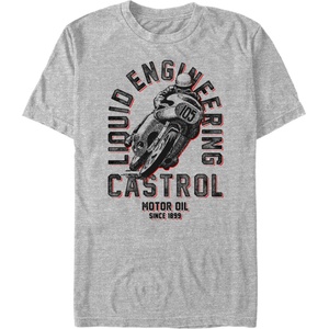ZOOT. Fan Сиво меланж тениска Castrol Retro Motorbike ZOOT. Fan | Siv | МЪЖЕ | S