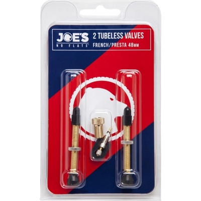 Ventilky Joe's Tubeless French/Presta valves 48mm uni