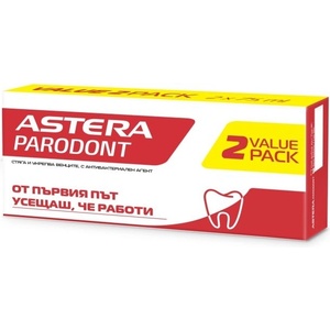 Astera Parodont Паста за зъби, 2 x 75 ml - baby