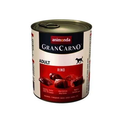 Animonda Gran Carno Adult - Консервирана храна за израснали кучета с чисто телешко месо, 400 гр