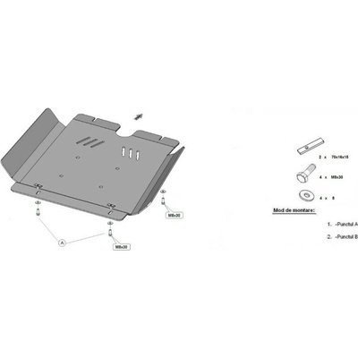 Kryt pod převodovku TOYOTA HILUX Platform/Chassis (_N1_, _N2_) - Plech - – Hledejceny.cz