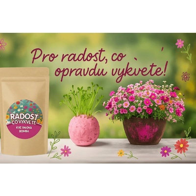 Naklíčeno Pre radosť - kvetinová bomba
