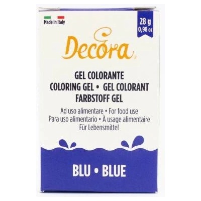 Decora Gélová farba modrá 28g
