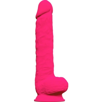 Silexd Model 1 Realistic Penis Premium Silexpan Silicone Fuchsia 38 Cm