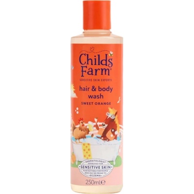 CHILDS FARM Umývacia emulzia na vlasy a telo sladký pomaranč 250 ml
