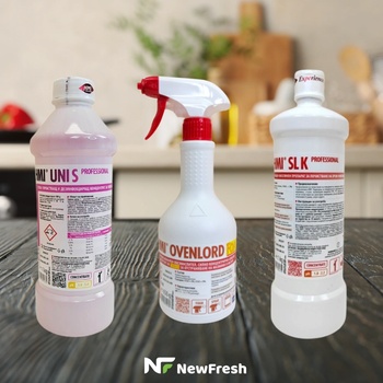 Hmi - България Фамилна опаковка за отстраняване на замърсявания от фурни, скари, грилове, фритюрници, фаянс, плочки, подове, стени, керамика, pvc и всичко друго (hmi® Овенлорд, Ес Ел Ка, Уни Ес) (53321-955)