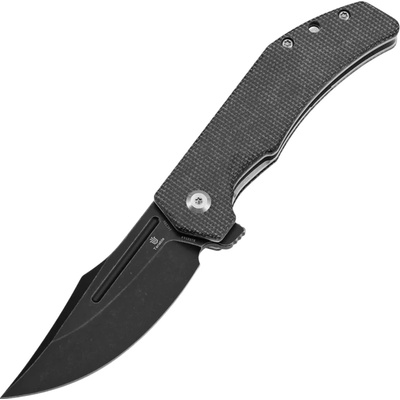 Tenable Knives Orion Blackwash 14C28N, Černá Micarta