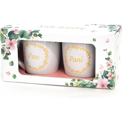 Albi SVATEBNÍ HRNKY - PAN & PANÍ, 2x 300 ml HD1 – Zboží Dáma