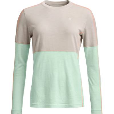 Ortovox Дамско мериносово термобельо Ortovox Women's 185 Rock'N'Wool Long Sleeve Merino base layer - White Tea (115-1518-1112)